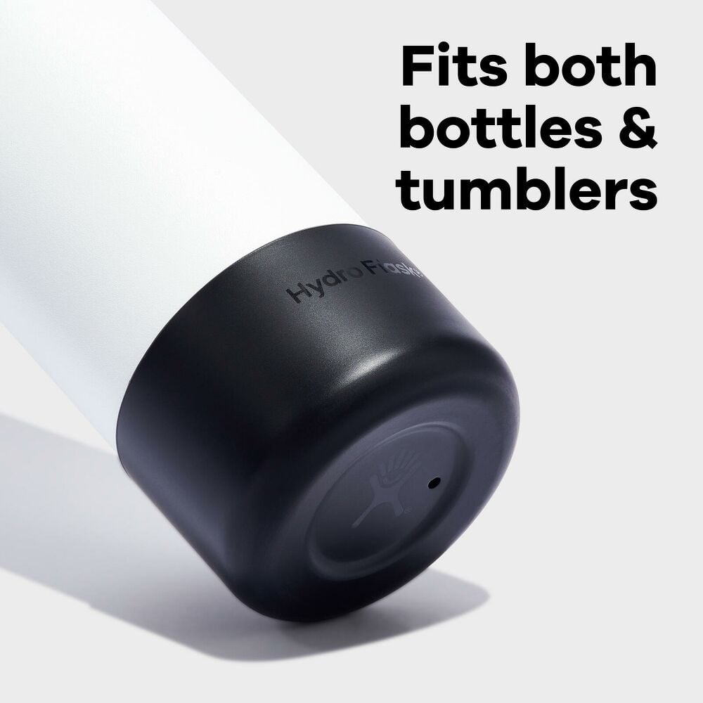 Product feature icon showing compatibility with bottles and tumblers